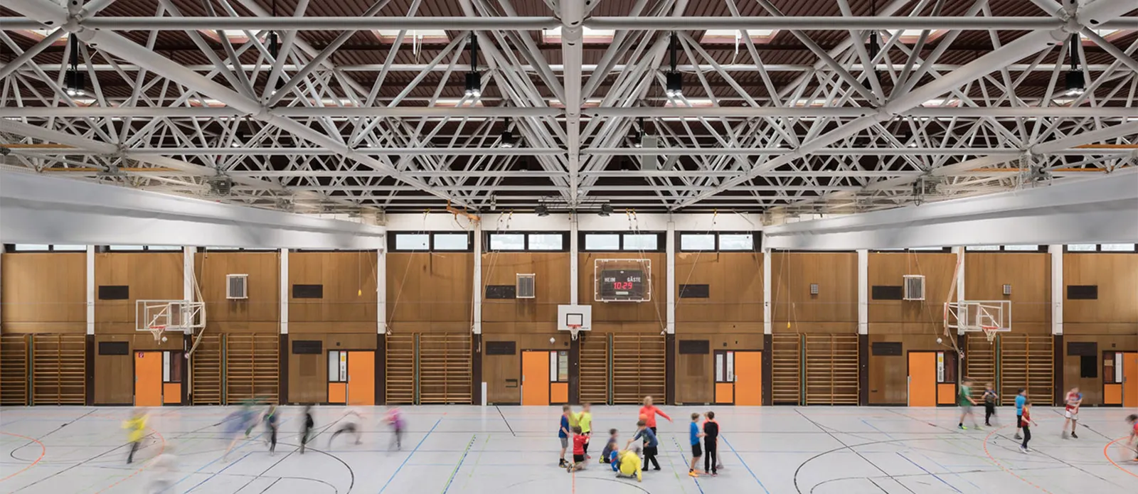 Designing lighting for indoor sports facilities